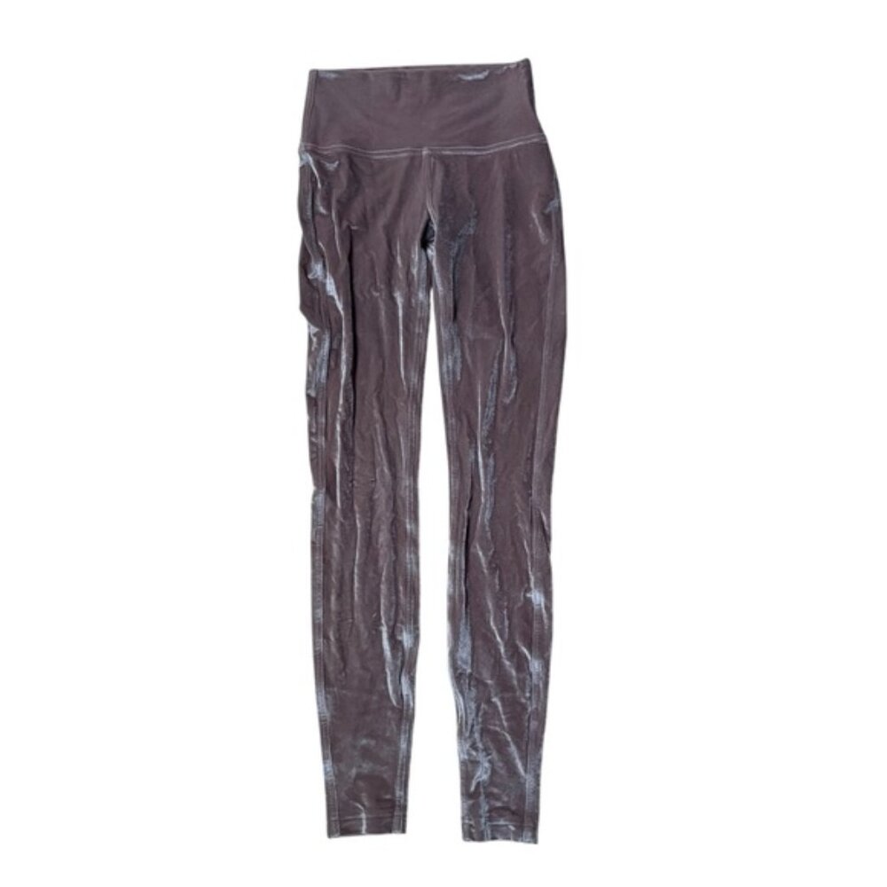 Lululemon Wunder Lounge High Rise Leggings 28" Velvet Spanish Oak Size 4